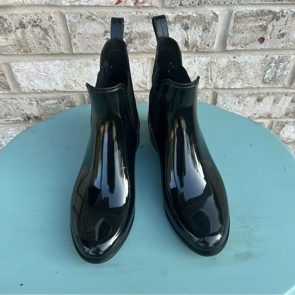 Michael Kors Glossy Black Boots